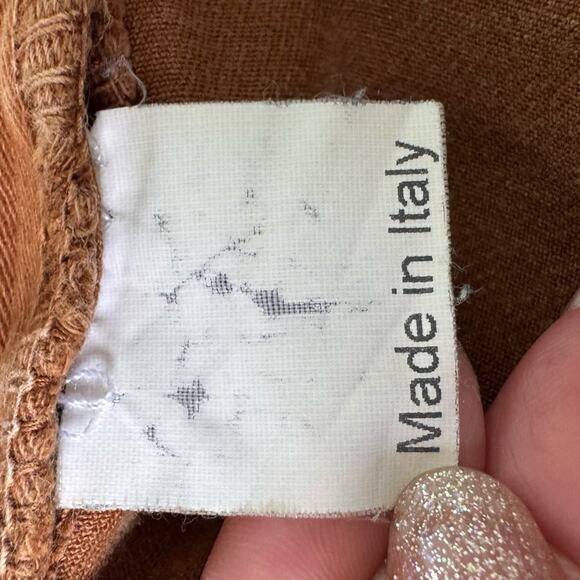 Krizia Jeans Flared Brown with Leopard Print Size 28 - Picture 13 of 14